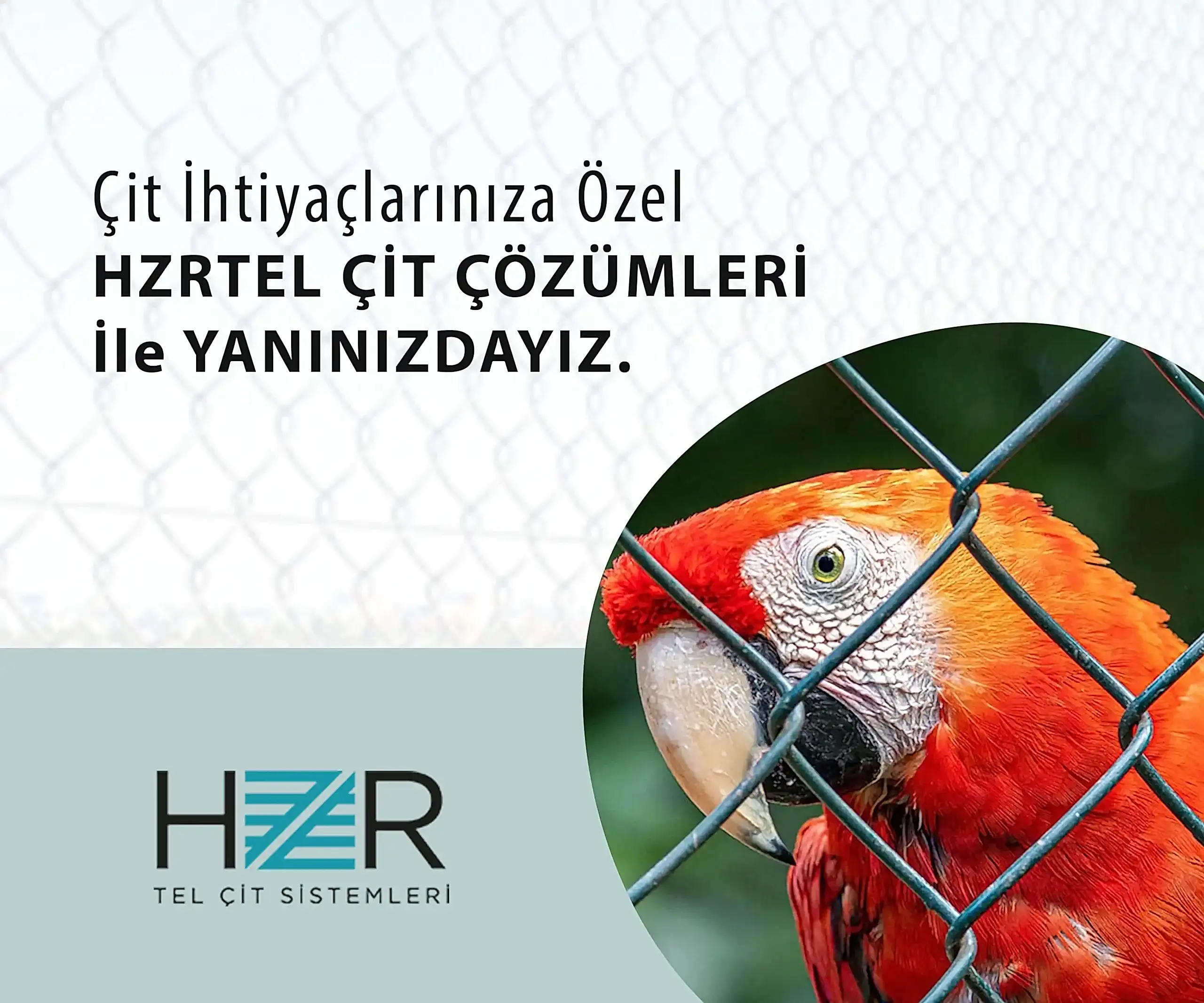 Tüm Tel Çit Sistemleri İçin Yanınızdayız